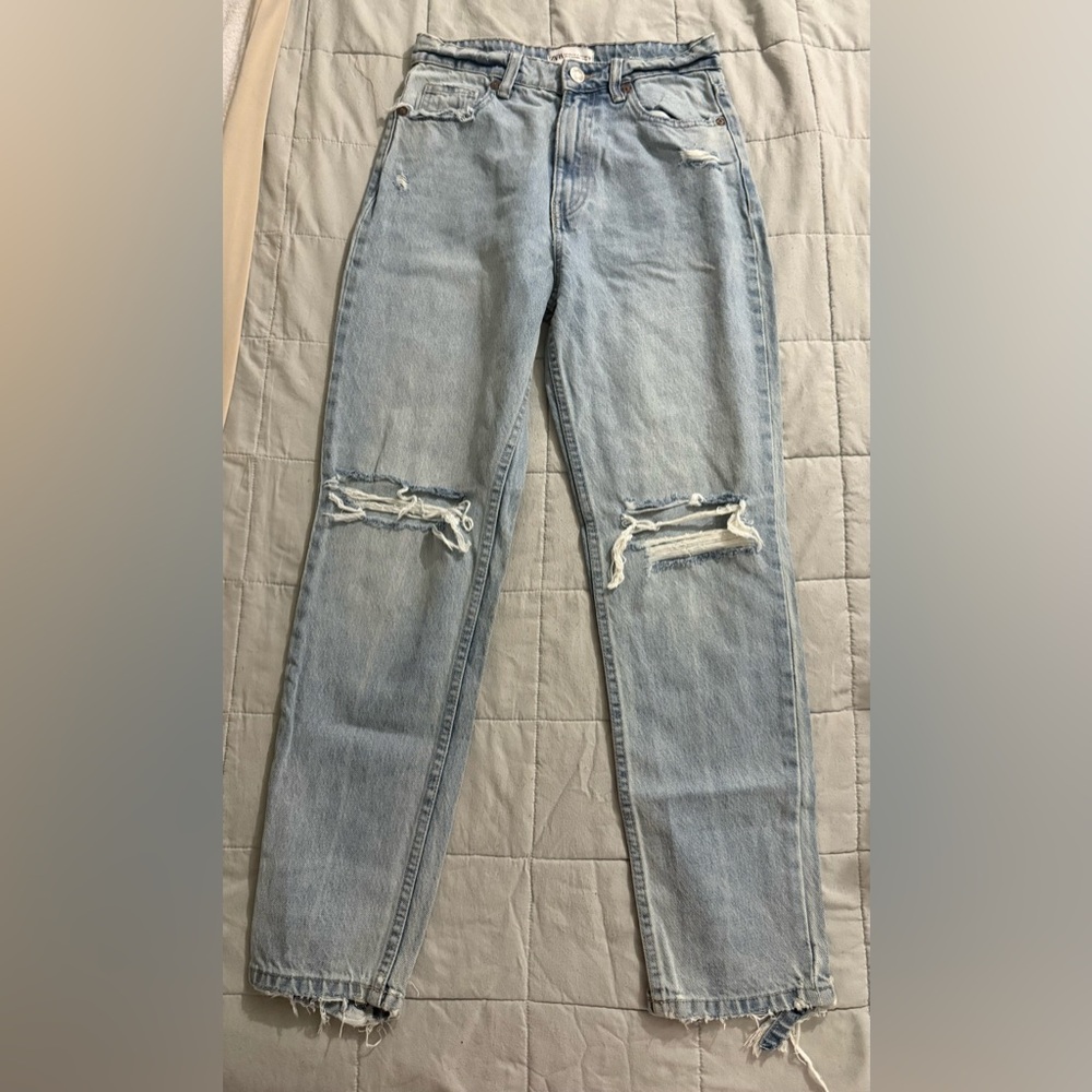 Zara Light Blue Denim Jeans